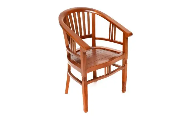 Teak Betawi Desk Chair - Image 4