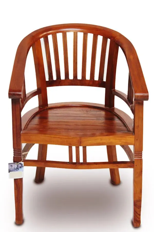 Teak Betawi Desk Chair - Image 3