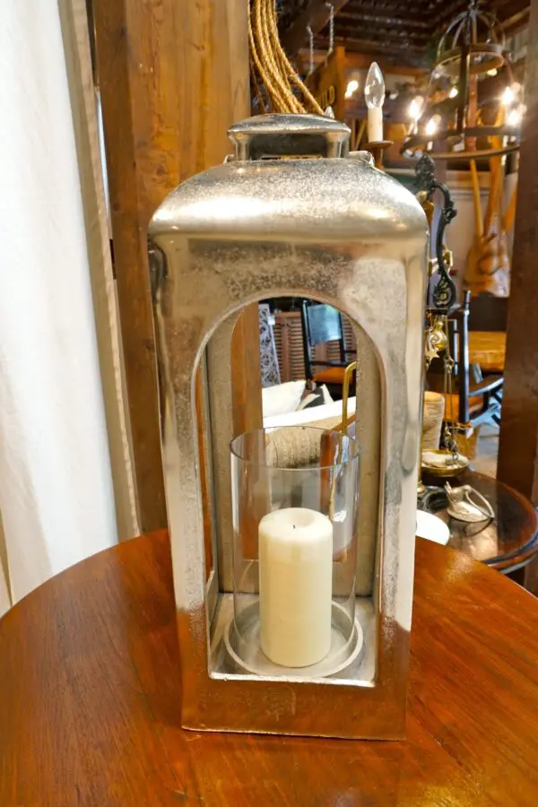 Large Isabel Silver Lantern - Image 2